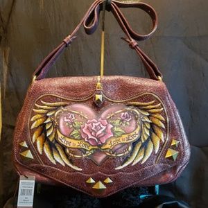 Isabella Fiore Live to Love Bridget bag Plum NWT